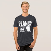Plans - Oh No トライブレンドＴシャツ (正面全面)