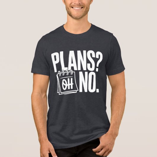 Plans - Oh No トライブレンドＴシャツ (正面)