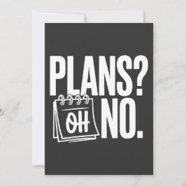 Plans - Oh No ノートカード