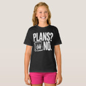 Plans - Oh No Tシャツ (正面フル)