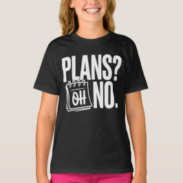 Plans - Oh No Tシャツ