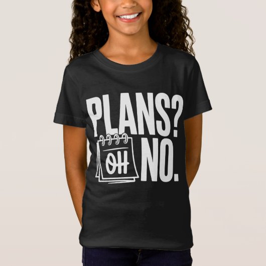 Plans - Oh No Tシャツ (正面)