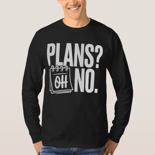 Plans - Oh No Tシャツ (正面)