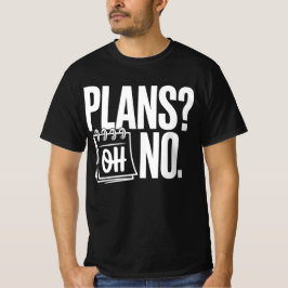 Plans - Oh No Tシャツ