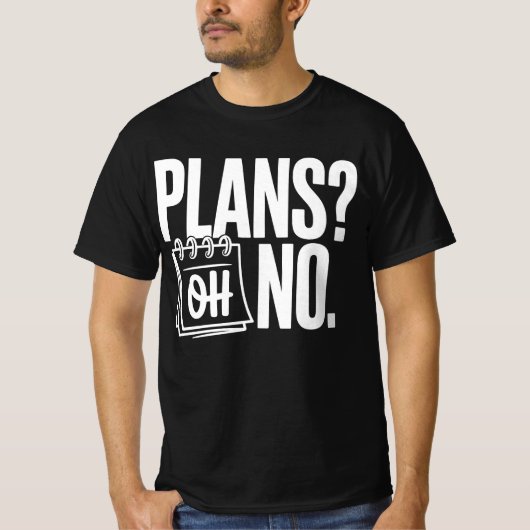Plans - Oh No Tシャツ (正面)