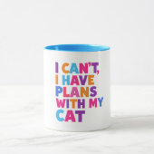 Plans With My Cat マグカップ (中央)