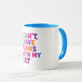 Plans With My Cat マグカップ (正面右)