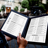 Plant モダン Leaf Black & White Restaurantメニュー