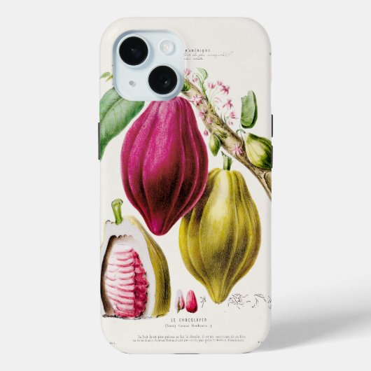 plant antique flower Case-Mate iPhoneケース (裏面)