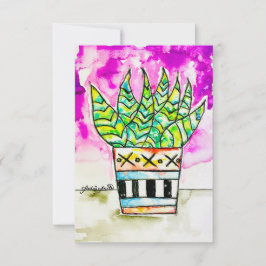 Plant Art 招待状