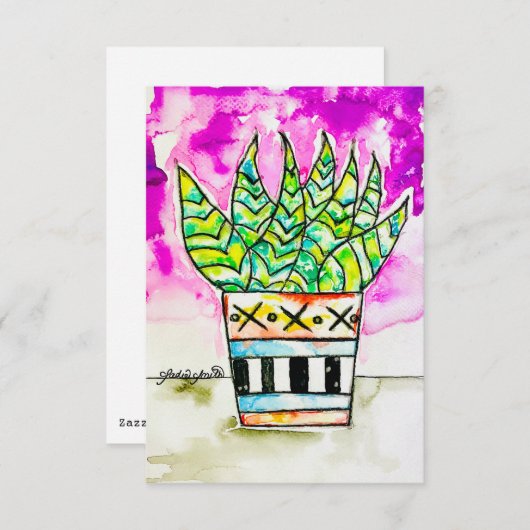 Plant Art 招待状 (正面/裏面)