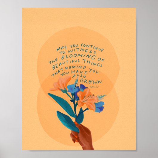 Plant Art by黒人女性アーティスト ポスター (正面)