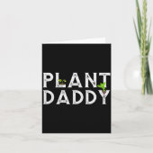 Plant Daddy Funny Landscang, Gardening, Or Mowing  カード (正面)