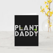 Plant Daddy Funny Landscang, Gardening, Or Mowing  カード (黄色い花)