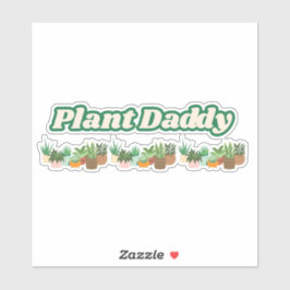 Plant Daddy Vinyl Sticker シール