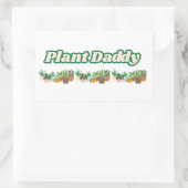 Plant Daddy Vinyl Sticker 長方形シール (バッグ)