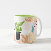 plant festival in the garden ツートーンマグカップ (正面右)