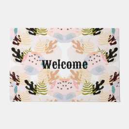 plant festival in the garden ドアマット