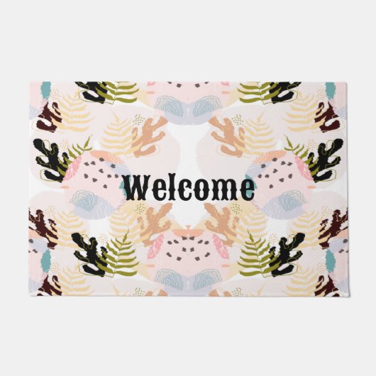 plant festival in the garden ドアマット (正面)