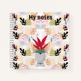 plant festival in the garden ノートブック