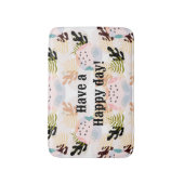 plant festival in the garden バスマット (正面縦)