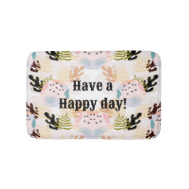 plant festival in the garden バスマット