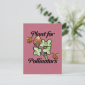 Plant for Pollinators Bee                          ポストカード (スタンド正面)