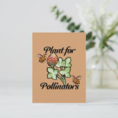 Plant for Pollinators Bee                          ポストカード (スタンド正面)