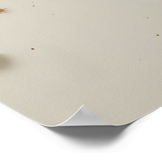 Plant-Human Fusion Poster Abstract Wall Art ポスター (角)