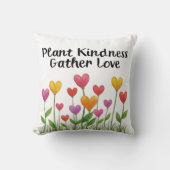 Plant Kindness Gather Love バレンタイン 母の日 クッション (正面)