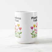 Plant Kindness Gather Love バレンタイン 母の日  コーヒーマグカップ (中央)