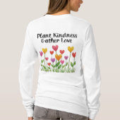 Plant Kindness Gather Love バレンタイン 母の日 Tシャツ (裏面)