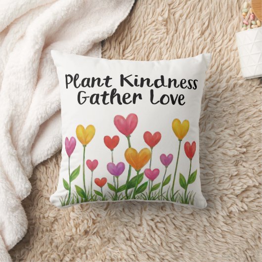 Plant Kindness Gather Love Valentine Mother's Day  クッション (ブランケット)