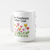 Plant Kindness Gather Love Valentine Mother's Day  コーヒーマグカップ (正面左)