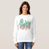Plant Lady Cute Houseplants Aesthetic Sweatshirt スウェットシャツ (正面フル)