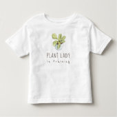 Plant Lady in Training Toddler Tシャツ (正面)