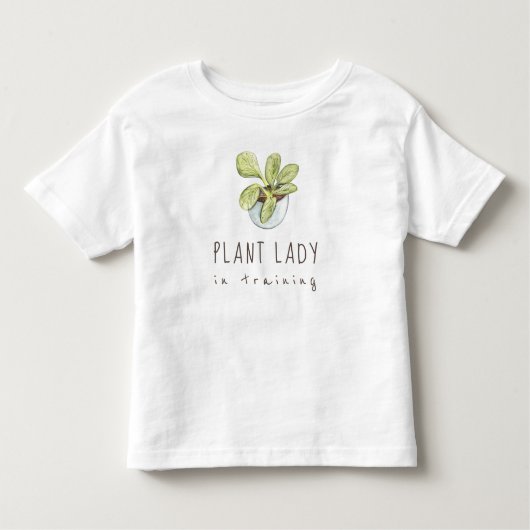 Plant Lady in Training Toddler Tシャツ (正面)