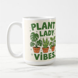 Plant lady vibes cute botanical Coffee Mug コーヒーマグカップ