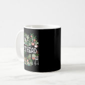 Plant Lover and Gardener Pot Head Succulent コーヒーマグカップ (正面左)