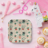 Plant Lover Paper Plates – Botanical Party Decor f ペーパープレート (パーティー)