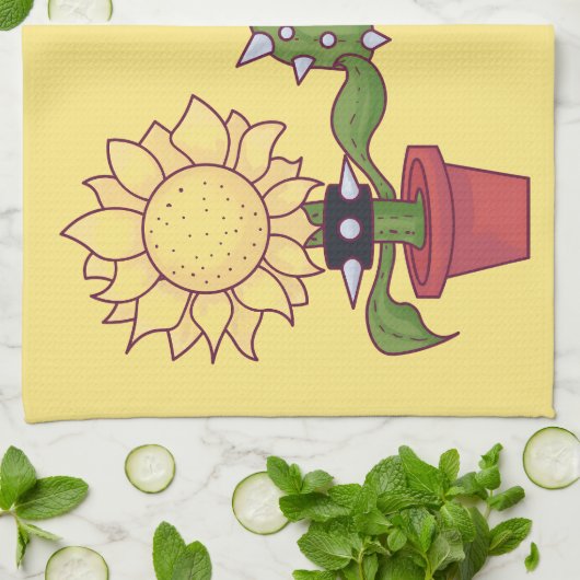 Plant Lovers キッチンタオル (折り畳み)