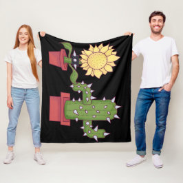 Plant Lovers フリースブランケット