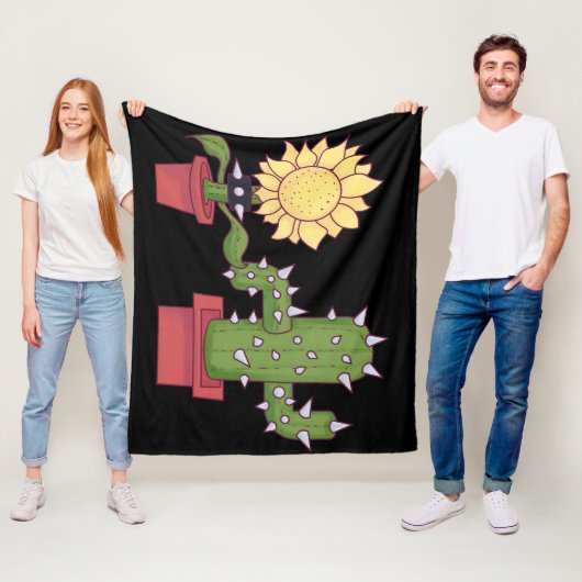 Plant Lovers フリースブランケット (インサイチュ)