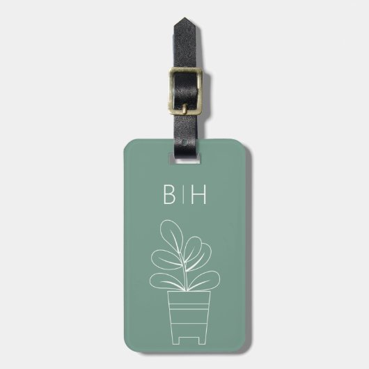 Plant Luggage Tags ラゲッジタグ (正面縦)