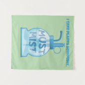 Plant mister misting pot plants タペストリー (正面(横))