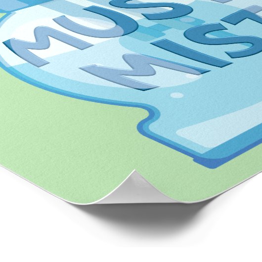 Plant mister misting pot plants ポスター (角)