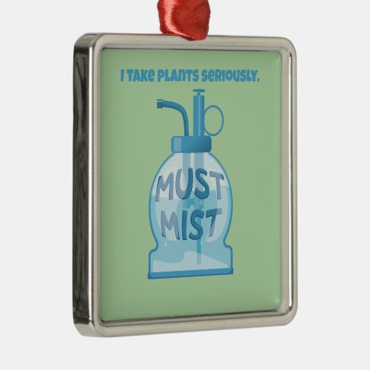 Plant mister misting pot plants メタルオーナメント (右)