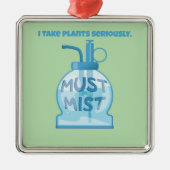 Plant mister misting pot plants メタルオーナメント (正面)