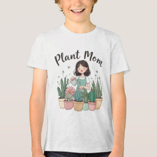 Plant Mom Kids トライブレンドＴシャツ