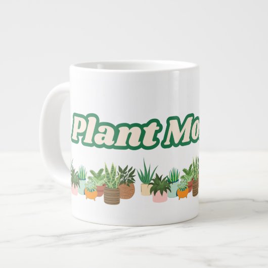 Plant Mommy Jumbo Mug ジャンボコーヒーマグカップ (正面左)
